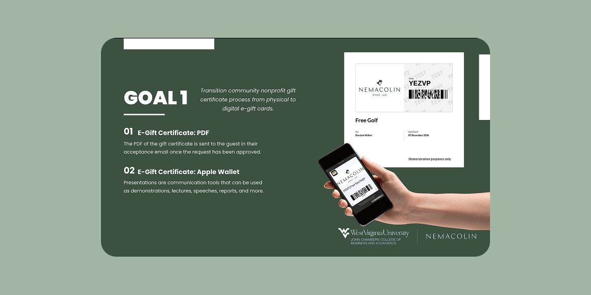 Nemacolin Digital Donation Certificates