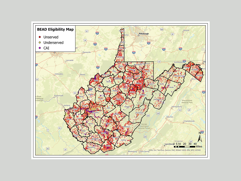 WV broadband coverage visual